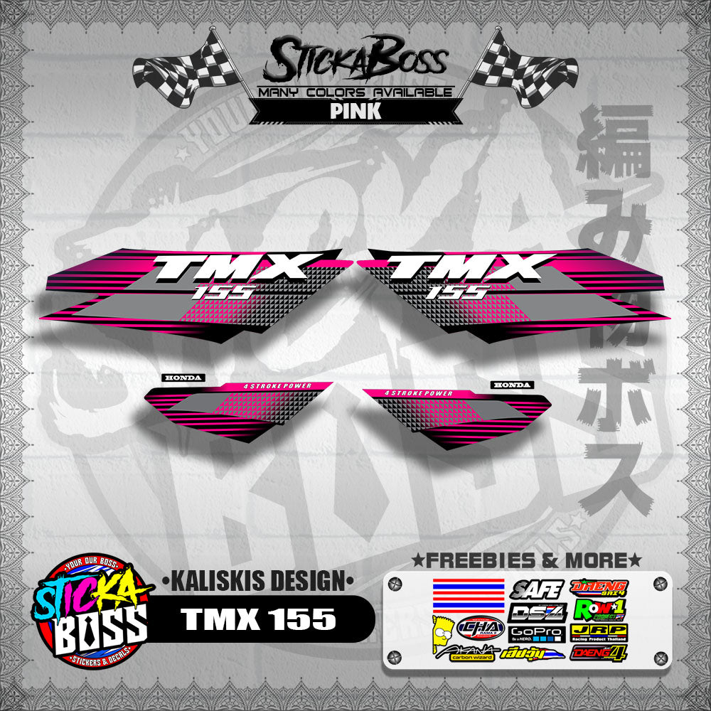 TMX 155 DECALS ( KALISKIS DESIGN )【WITH FREEBIES】