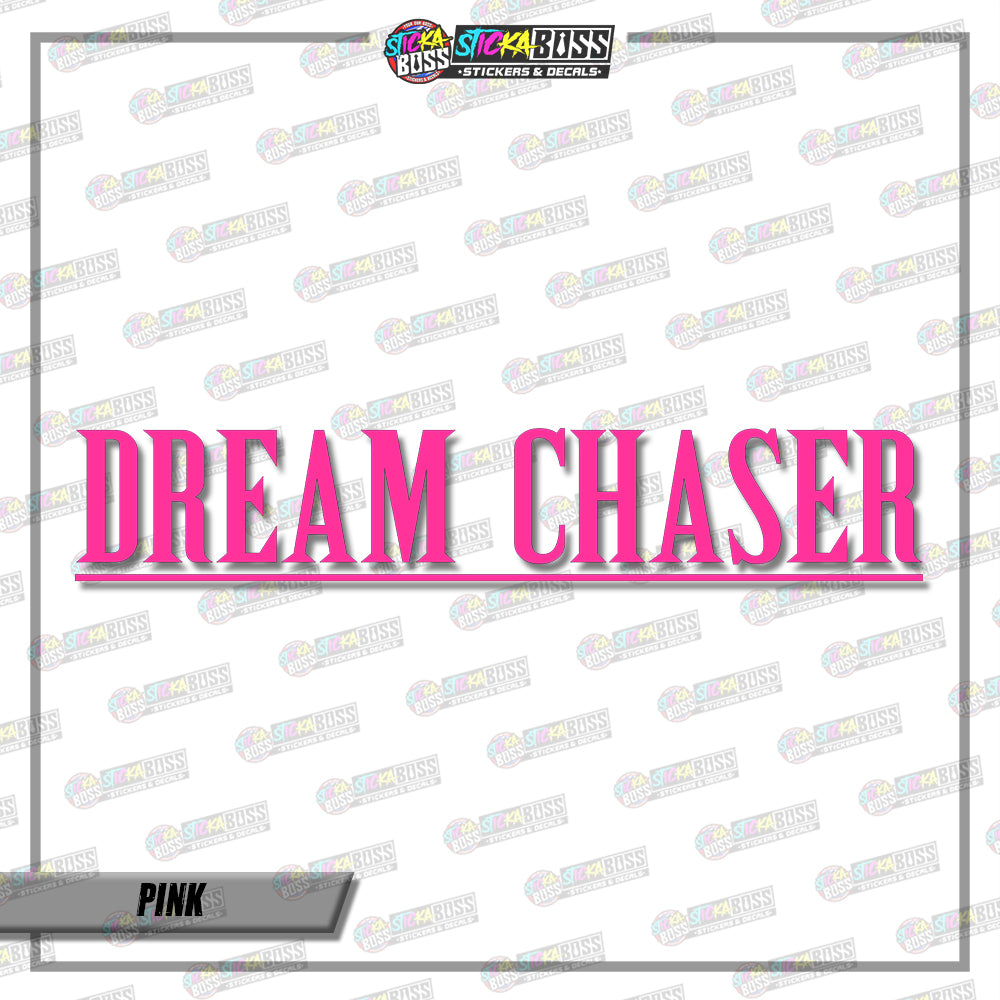 DREAM CHASER ( VINYL CUT-OUT STICKER DECALS )【Stickaboss】