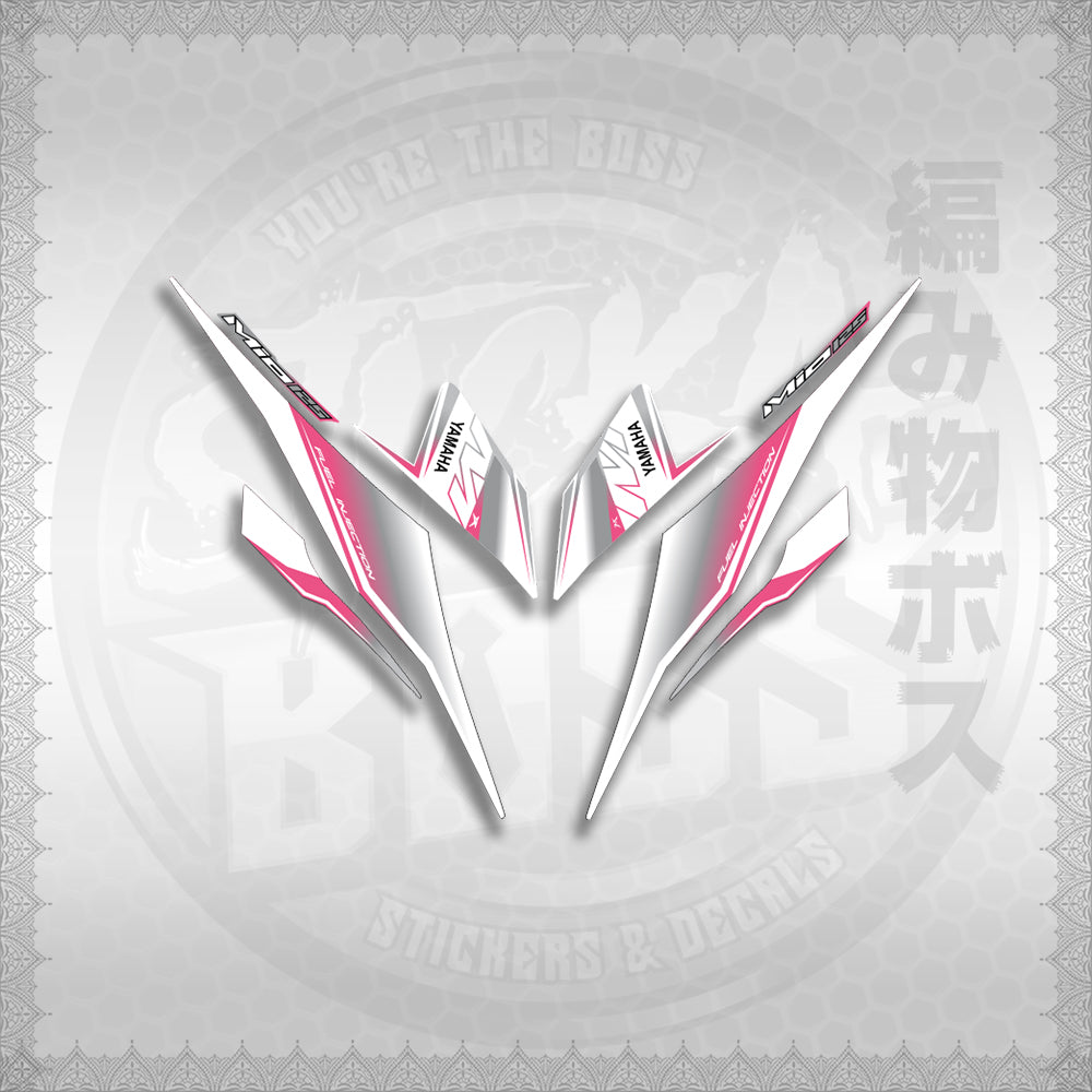 STICKER DECALS for MIO I 125 M3 (MIISTMOFOWH) By STICKABOSS (SOFIE LAMINATED WATERPROOF)