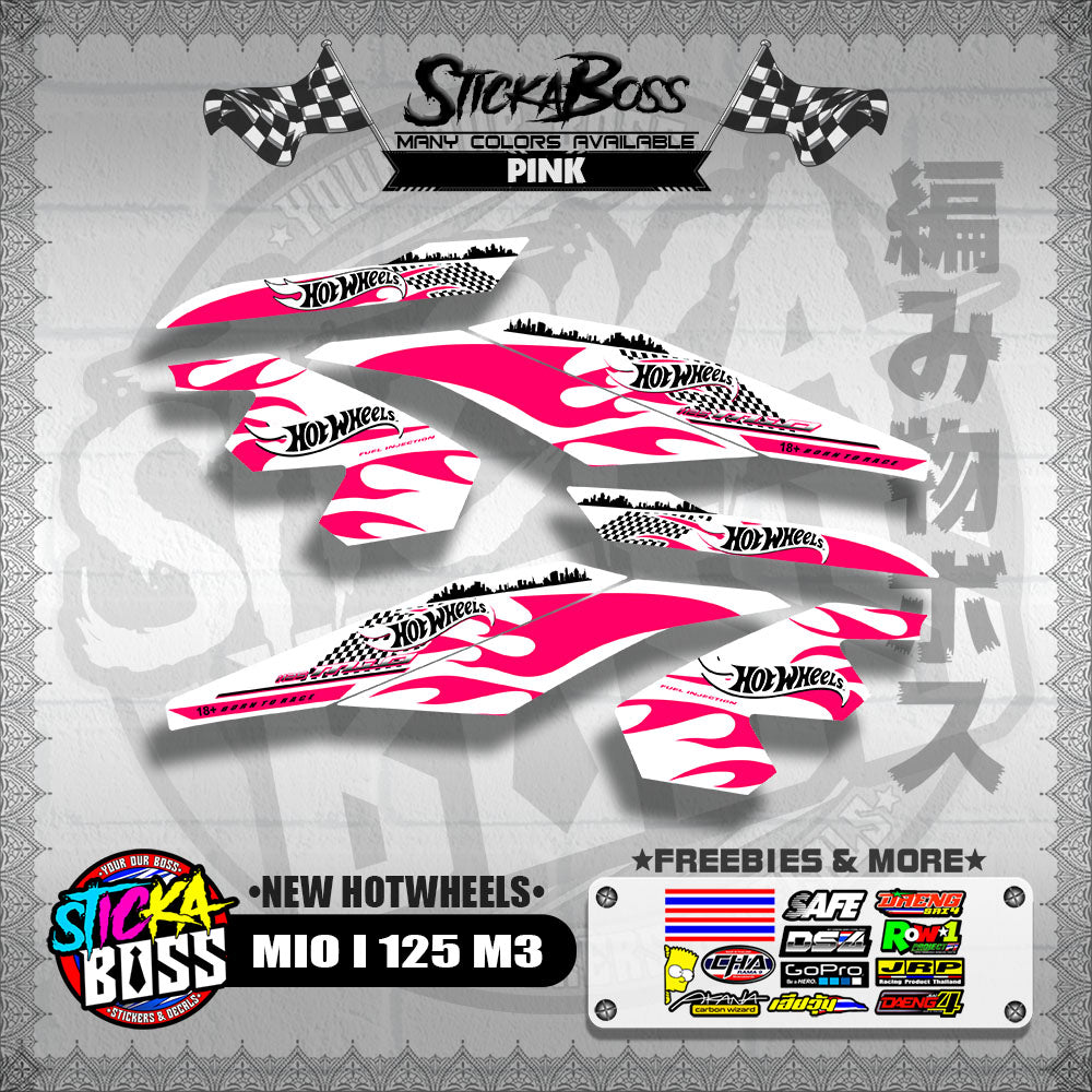 MIO I 125 M3 DECALS ( NEW HOTWHEELS )【WITH FREEBIES】