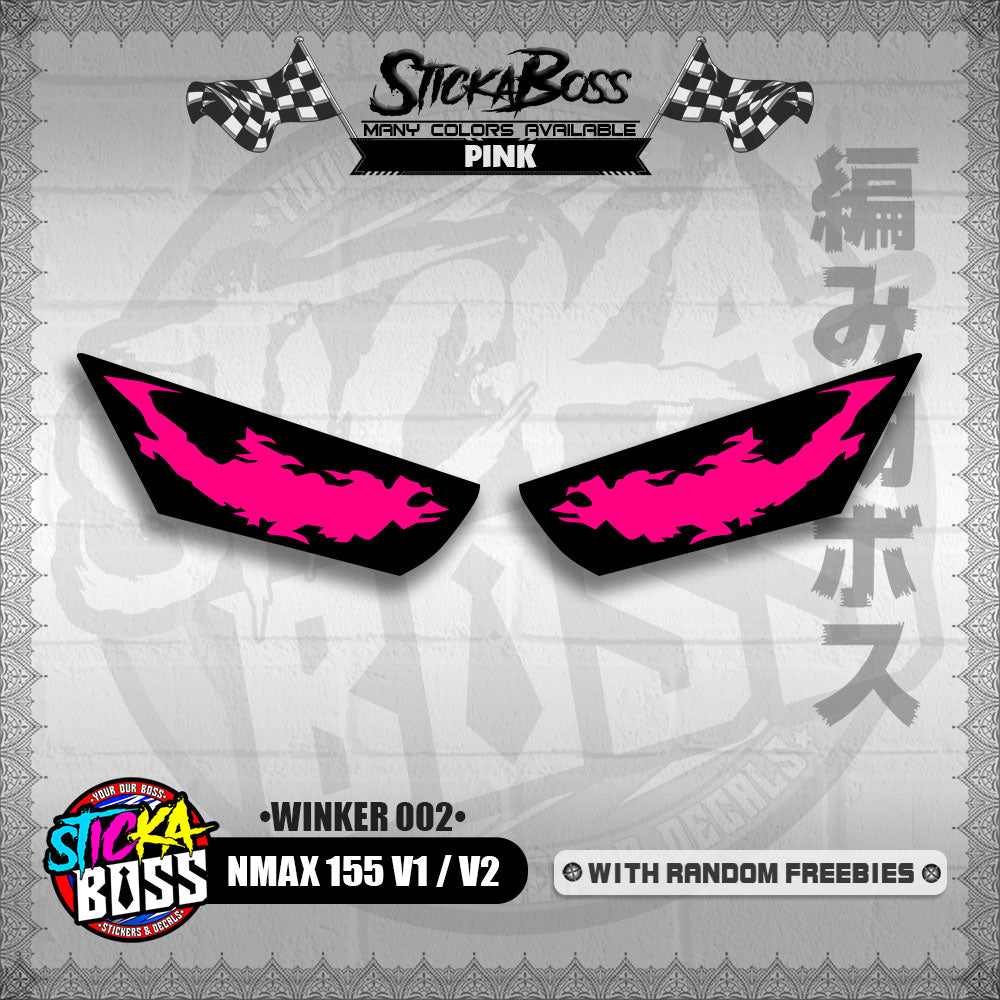 NMAX 155 V1 / V2 (WINKER 002) TRANSPARENT【WITH FREEBIES】