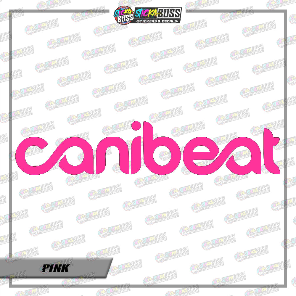 CANIBEAT ( VINYL CUT-OUT STICKER DECALS )【Stickaboss】