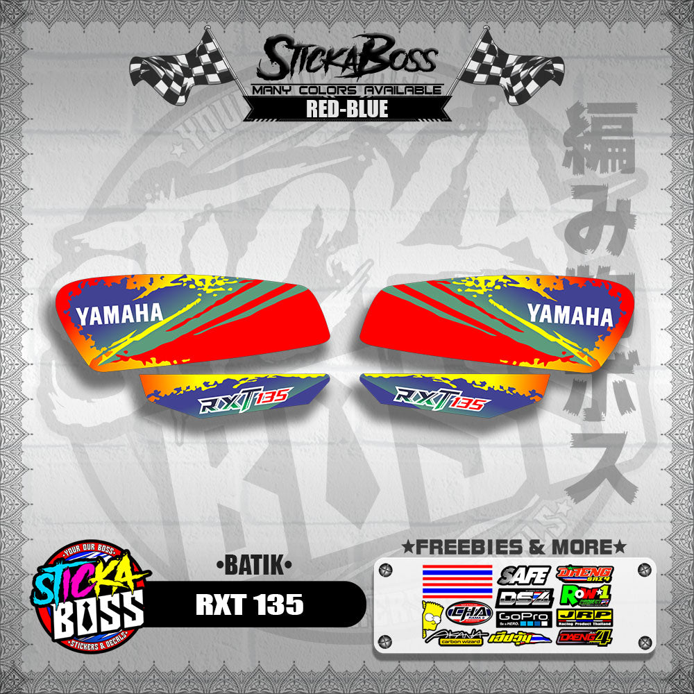RXT 135 DECALS ( BATIK )【WITH FREEBIES】