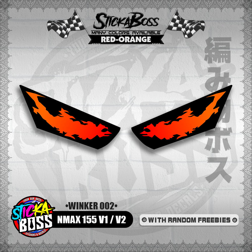 NMAX 155 V1 / V2 (WINKER 002) TRANSPARENT【WITH FREEBIES】