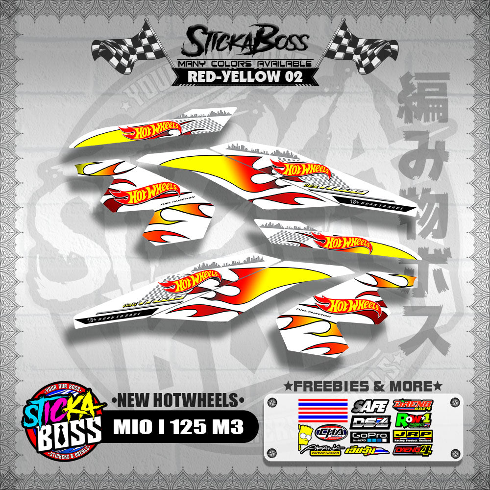 MIO I 125 M3 DECALS ( NEW HOTWHEELS )【WITH FREEBIES】