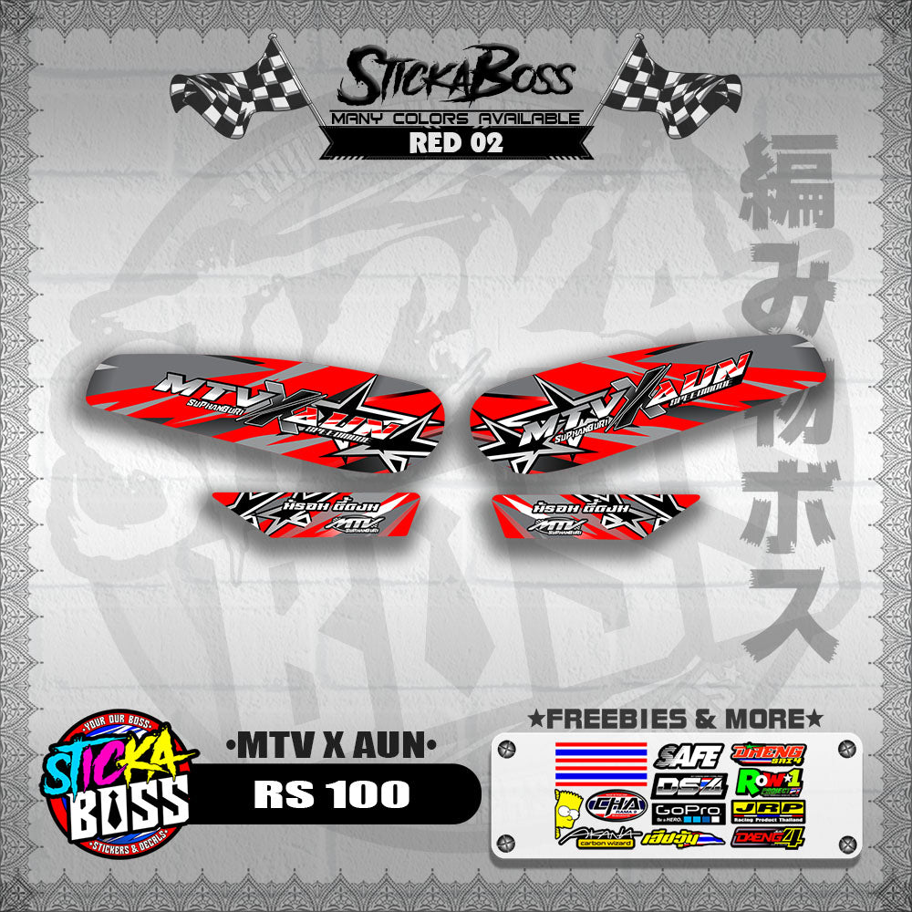 RS 100 DECALS ( MTV X AUN )【WITH FREEBIES】