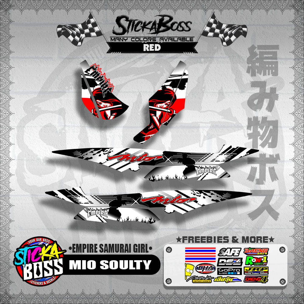 MIO SOULTY DECALS ( EMPIRE SAMURAI GIRL )【WITH FREEBIES】