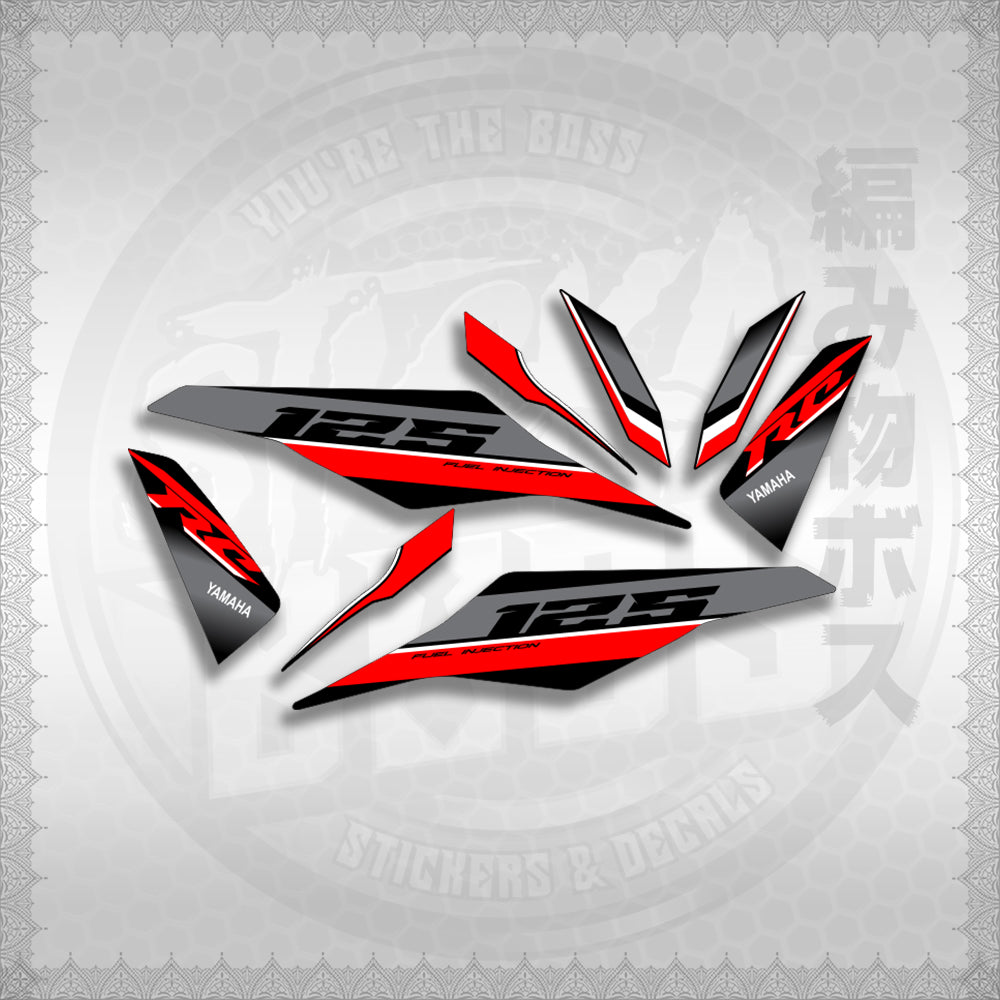 MIO I 125 M3 DASH RC EDITION STICKER DECALS By STICKABOSS (SOFIE LAMINATED WATERPROOF)