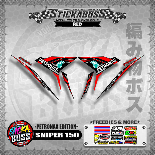 SNIPER 150 Decals ( Petronas Edition ) MX King, Exciter 150