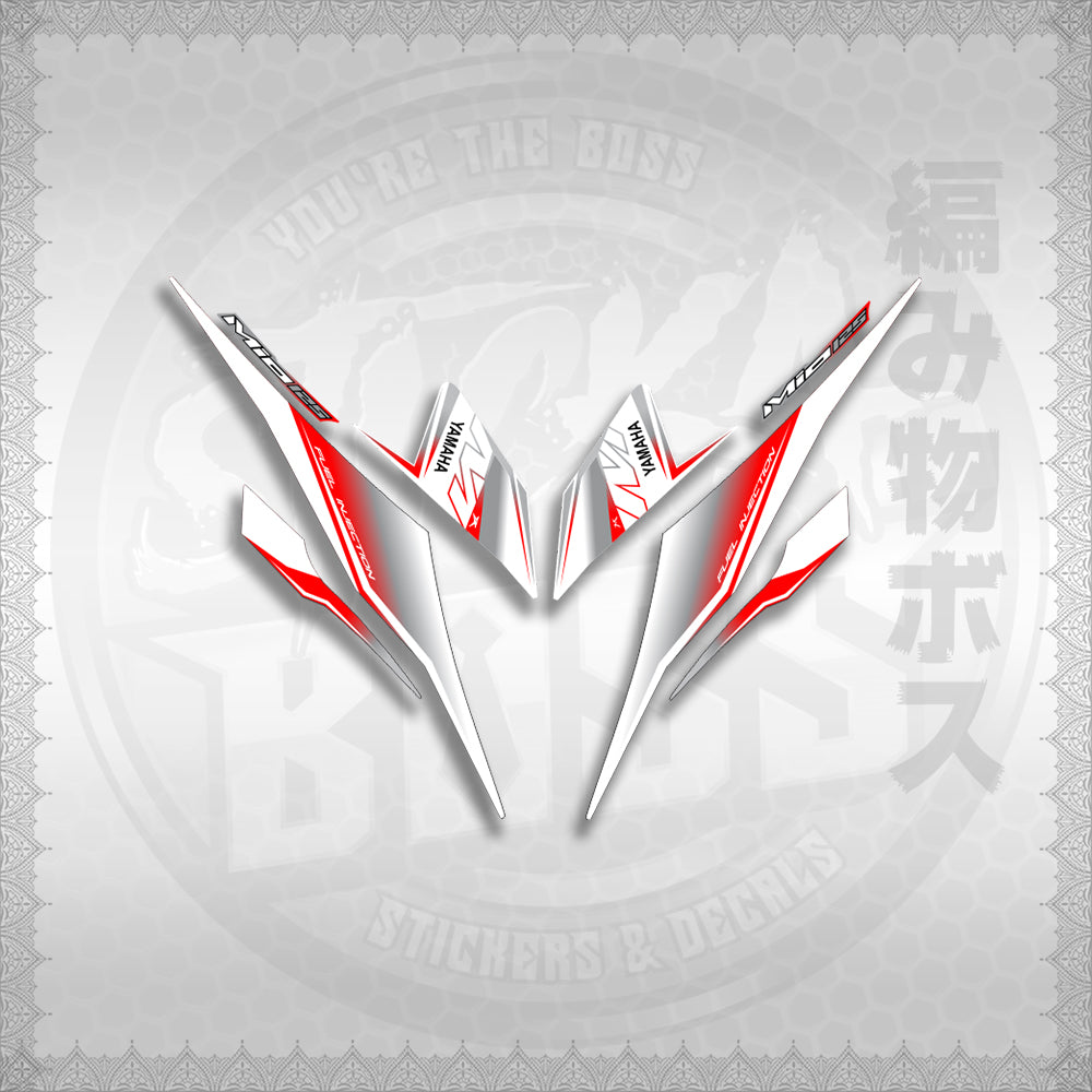 STICKER DECALS for MIO I 125 M3 (MIISTMOFOWH) By STICKABOSS (SOFIE LAMINATED WATERPROOF)