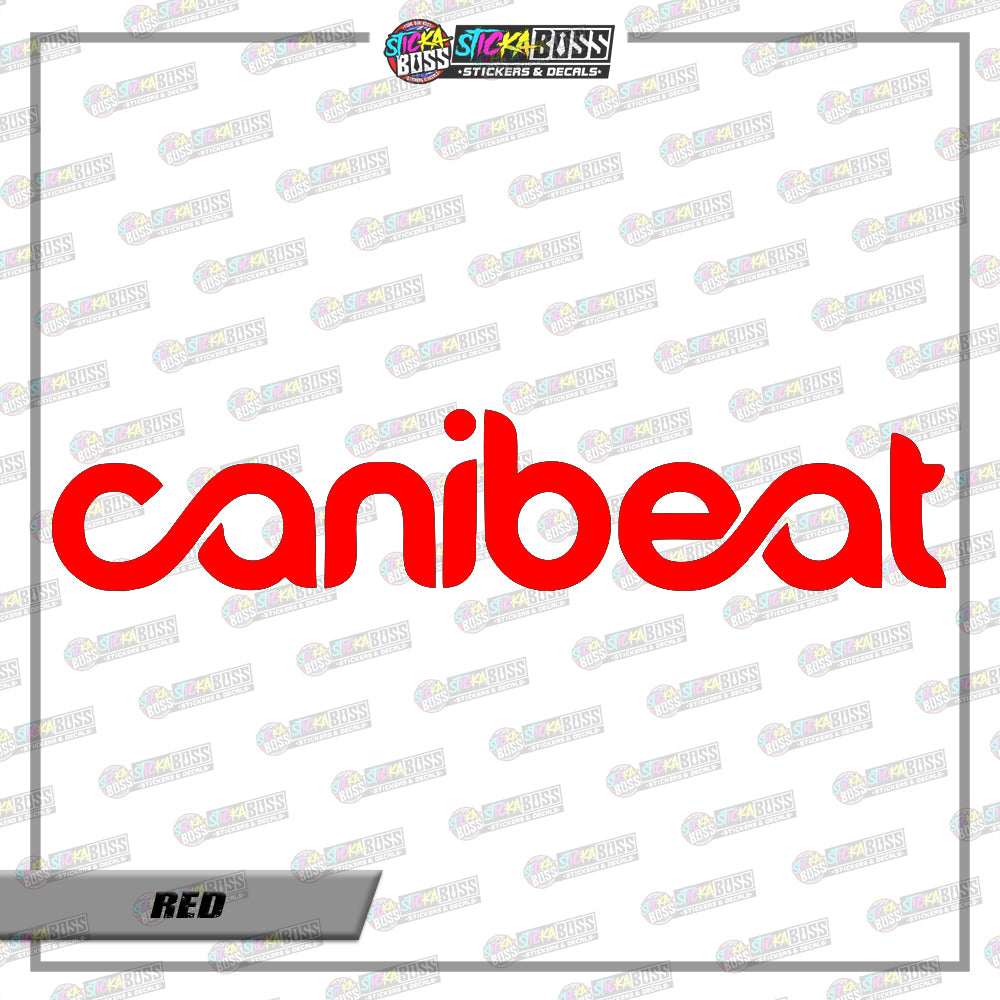 CANIBEAT ( VINYL CUT-OUT STICKER DECALS )【Stickaboss】