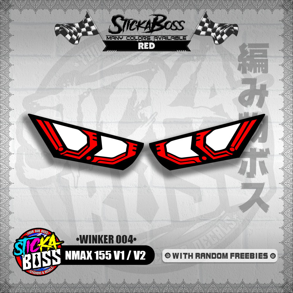 NMAX 155 V1 / V2 (WINKER 004) TRANSPARENT【WITH FREEBIES】
