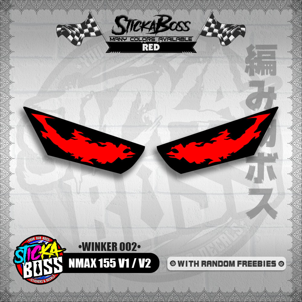 NMAX 155 V1 / V2 (WINKER 002) TRANSPARENT【WITH FREEBIES】