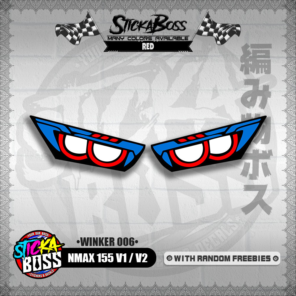 NMAX 155 V1 / V2 (WINKER 006) TRANSPARENT【WITH FREEBIES】