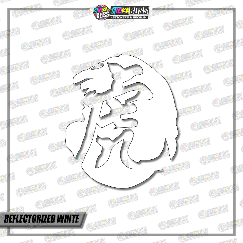 CHINESE ZODIAC TIGER ( VINYL CUT-OUT STICKER DECALS )【Stickaboss】