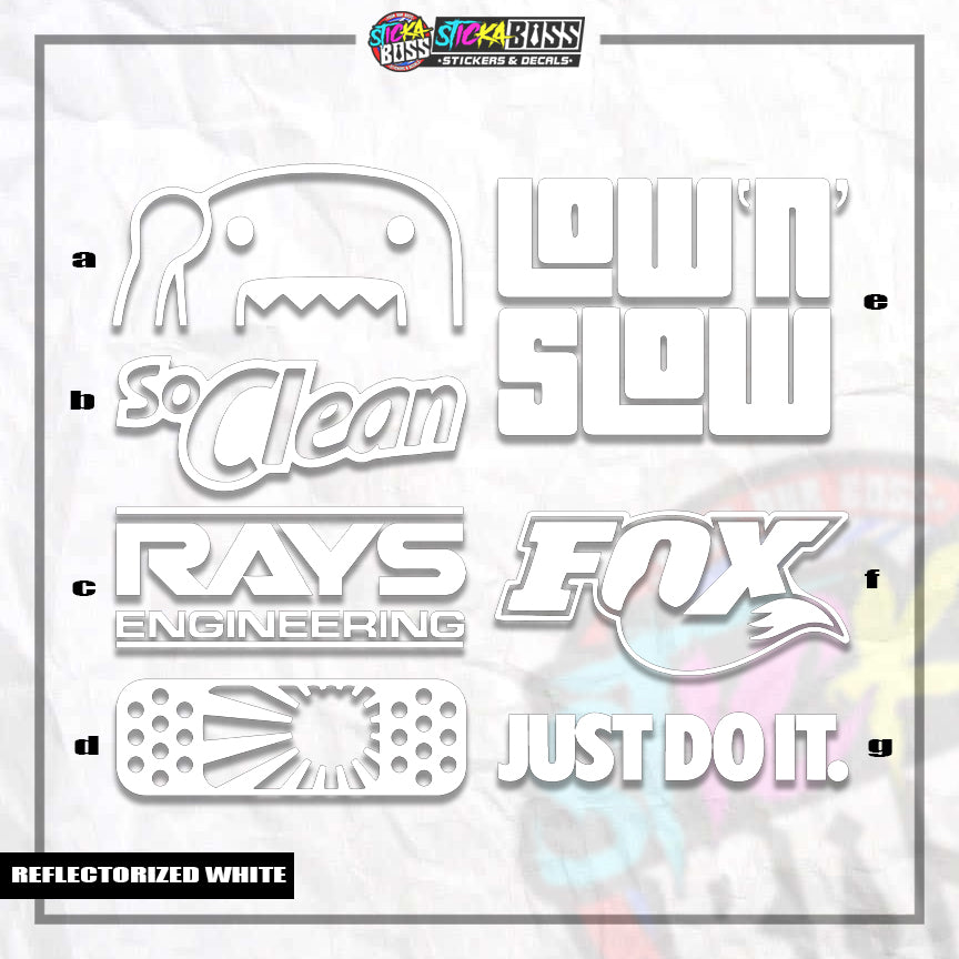 ASSORTED P3 | VINYL CUT-OUT STICKER ( ANIME VINYL STICKER DECALS )【Stickaboss】