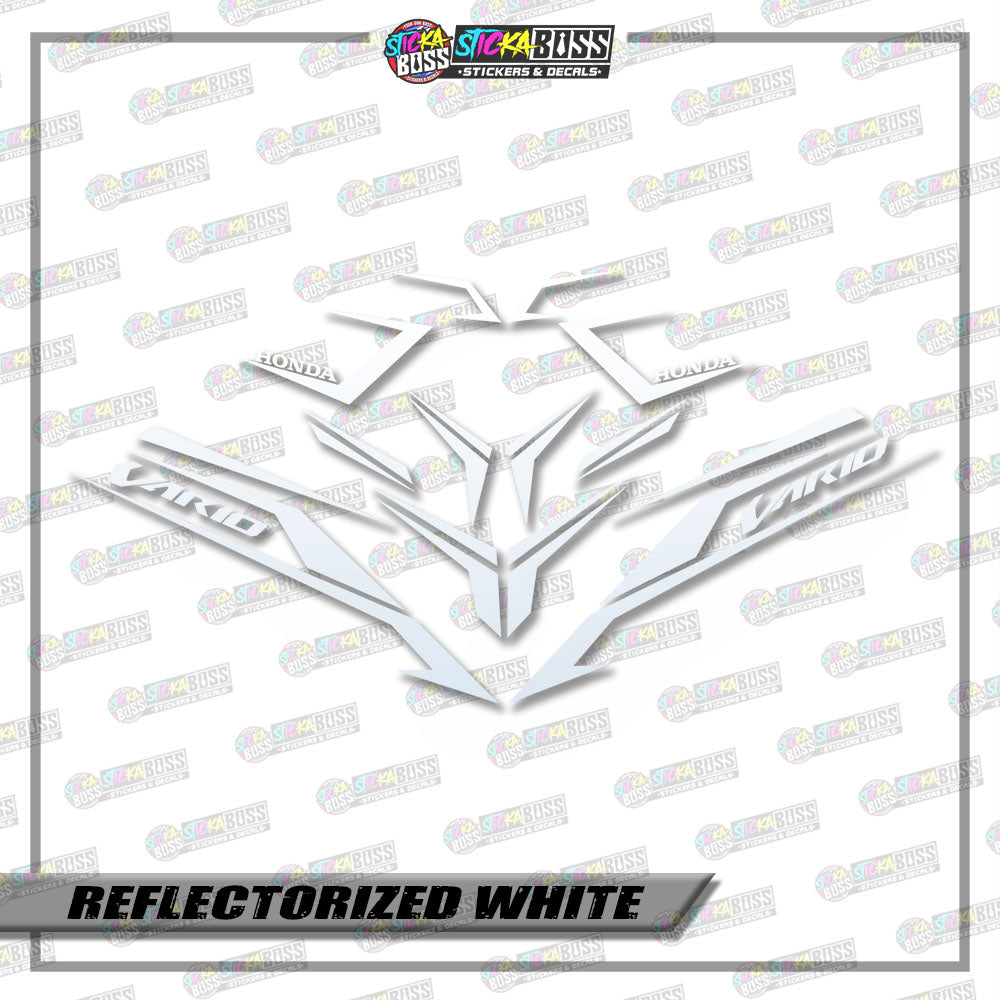 CLICK V3 CUT-OUT DECALS ( 001 VARIO SHARP STRIPPING )【Stickaboss】