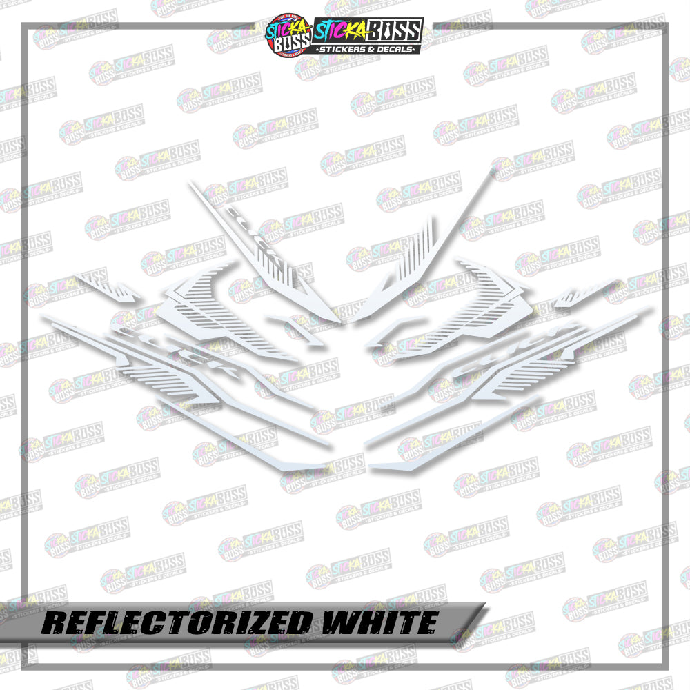 CLICK V3 CUT-OUT DECALS ( 002 CLICK SHARP STRIPPING )【Stickaboss】