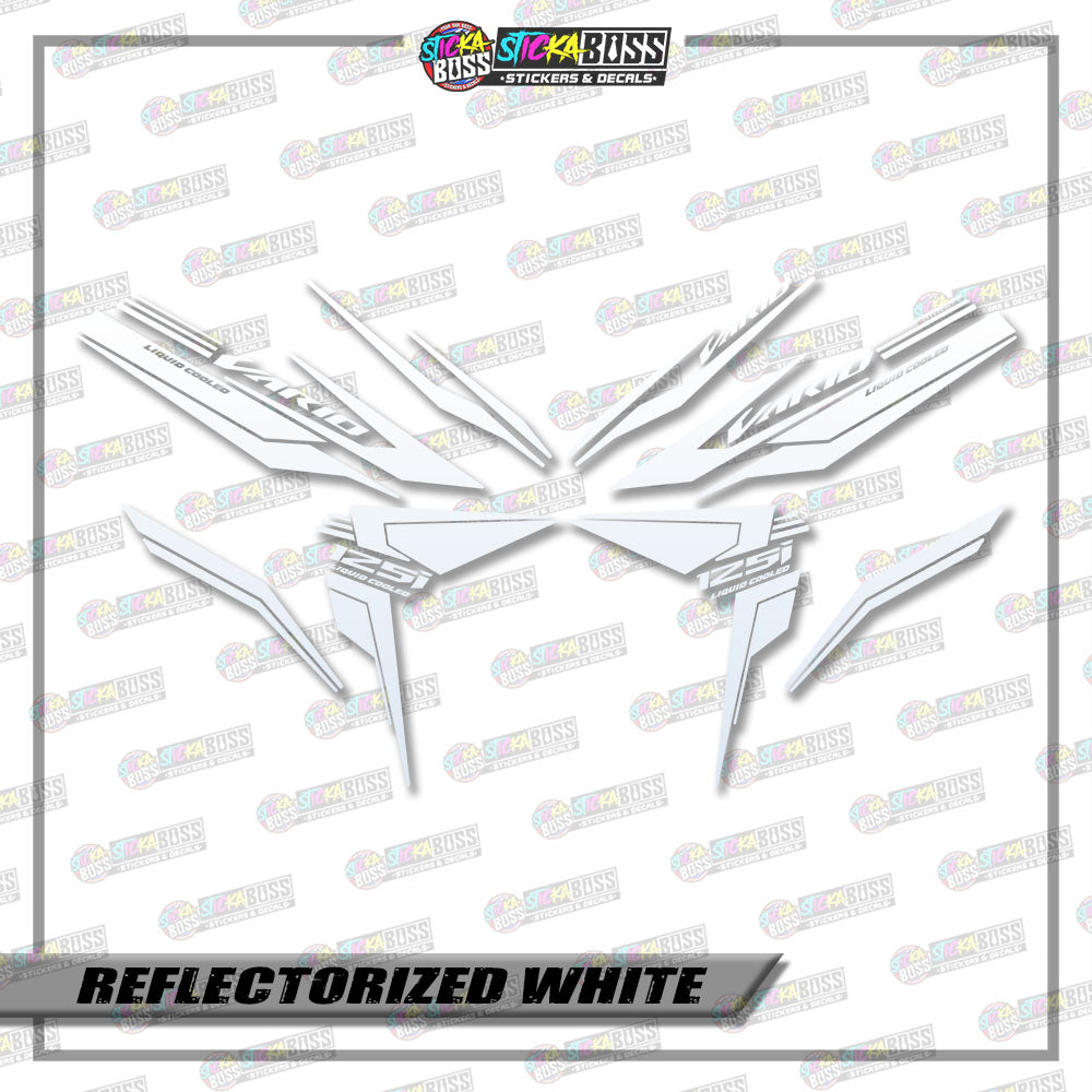 CLICK V3 CUT-OUT DECALS ( 001 MINIMALIST SHARP )【Stickaboss】