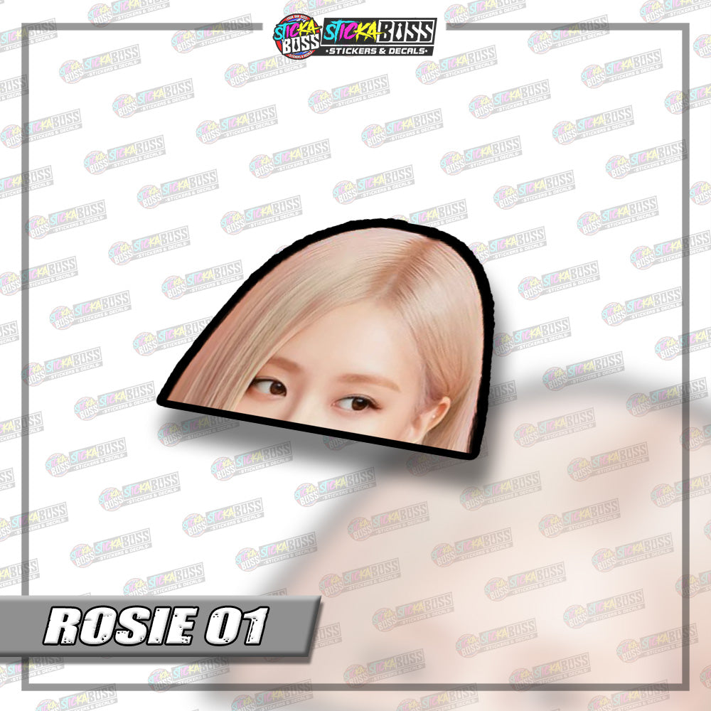 BLACKPINK | PEEKER STICKER【VINYL PRINTED】( LAMINATED / WATERPROOF )