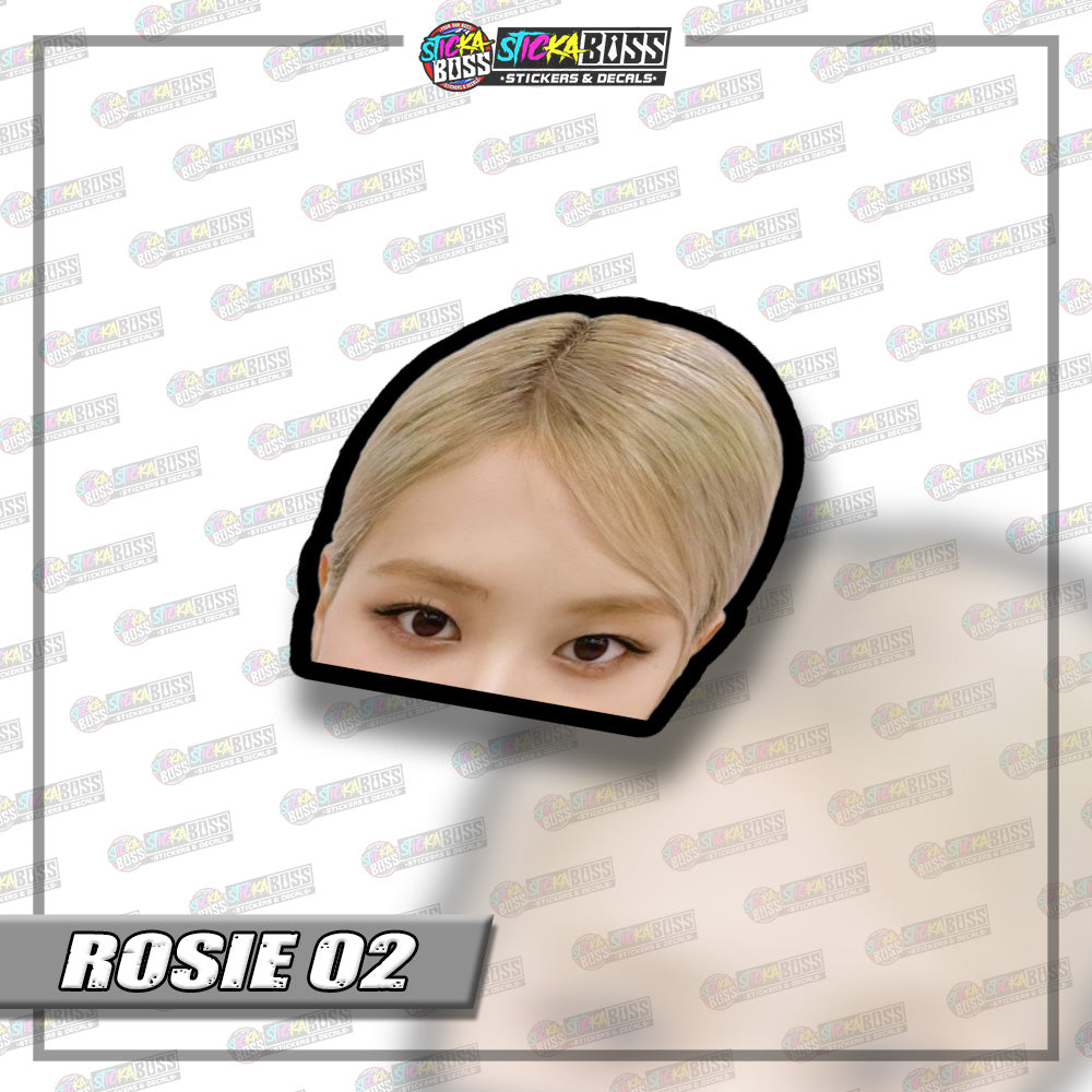 BLACKPINK | PEEKER STICKER【VINYL PRINTED】( LAMINATED / WATERPROOF )