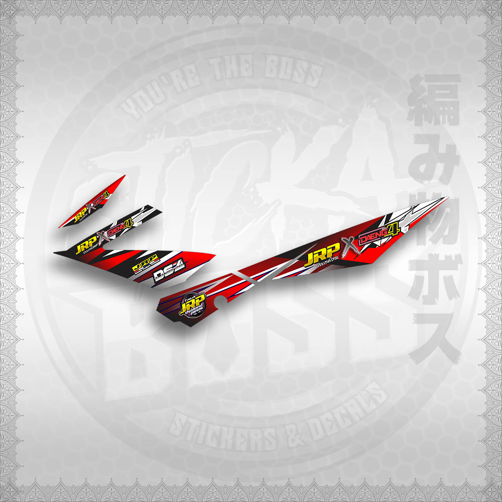 STICKER DECALS for Raider 150 Fi (RFIJRXDA) By STICKABOSS (SOFIE LAMINATED)