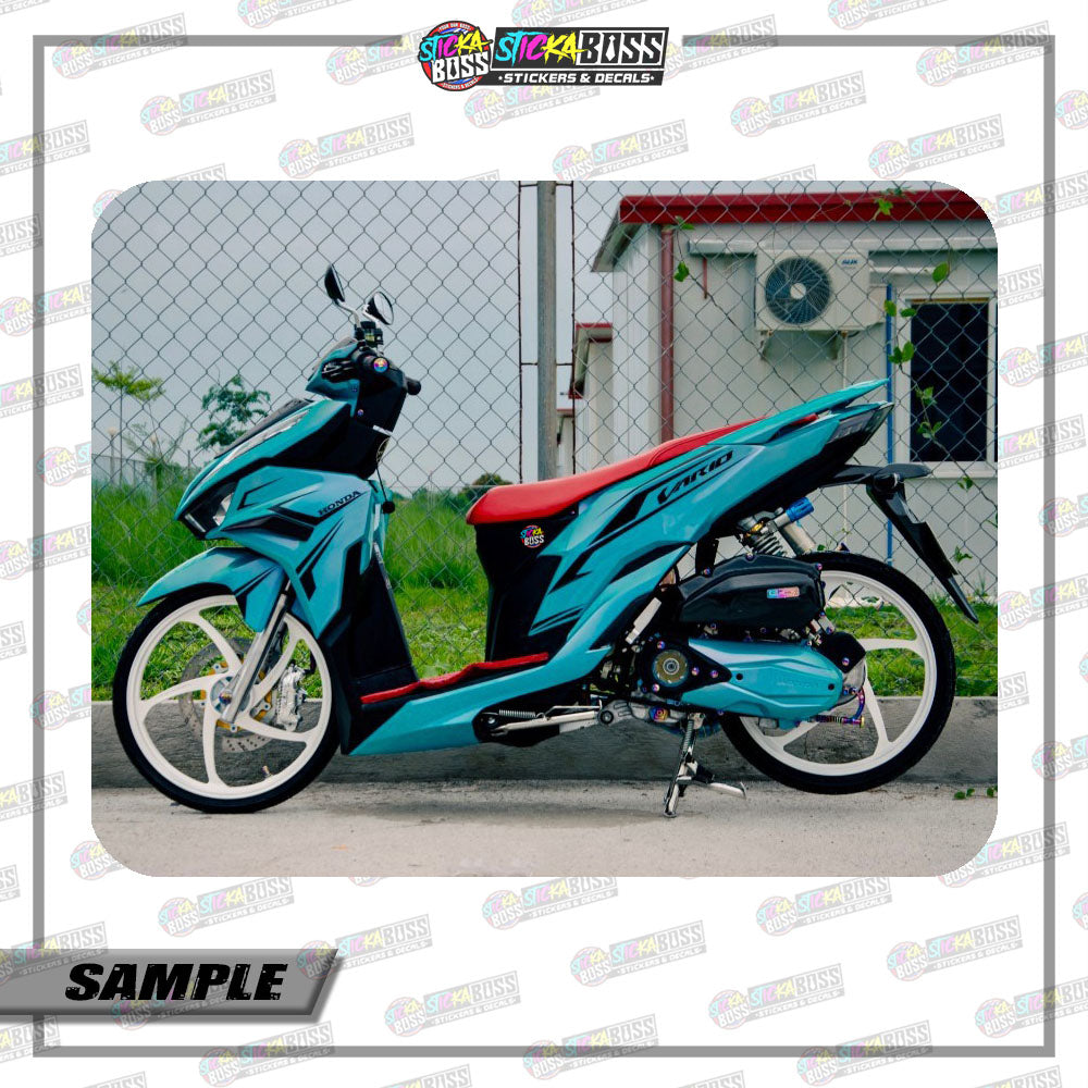 CLICK V3 CUT-OUT DECALS ( 001 VARIO SHARP STRIPPING )【Stickaboss】