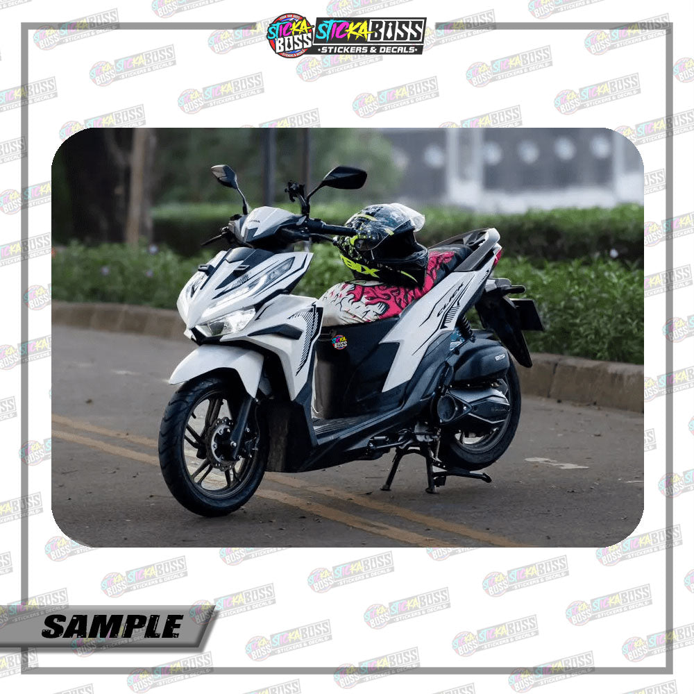 CLICK V3 CUT-OUT DECALS ( 002 CLICK SHARP STRIPPING )【Stickaboss】