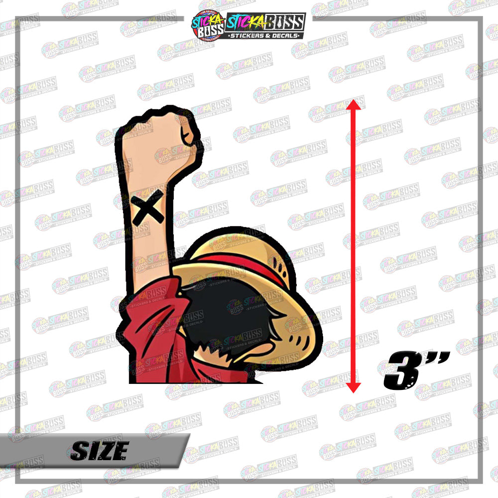 ONE PIECE P2 | VINYL STICKER【VINYL PRINTED】( LAMINATED / WATERPROOF ) (Copy)