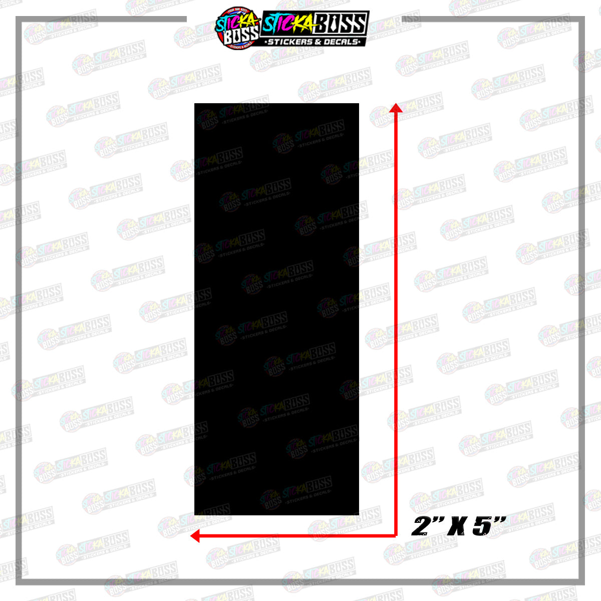BLACK CLOVER | RECTANGLE SIZE VINYL STICKER 【VINYL PRINTED】( LAMINATED / WATERPROOF )