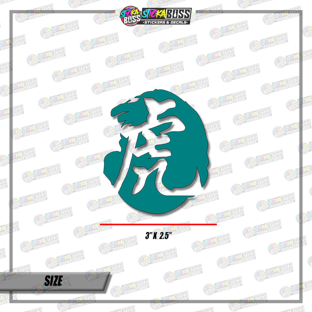 CHINESE ZODIAC TIGER ( VINYL CUT-OUT STICKER DECALS )【Stickaboss】