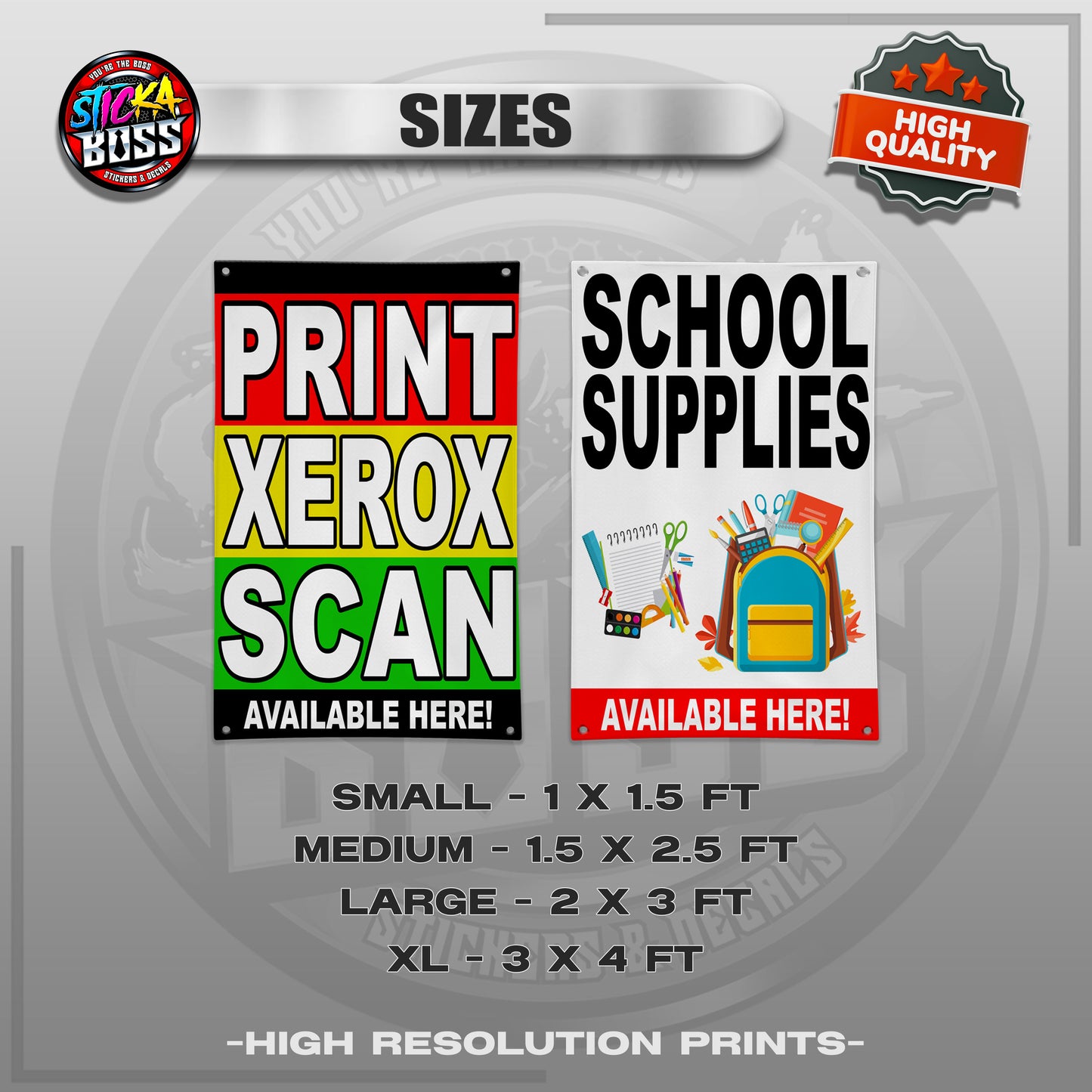 TARPAULIN PRINT, XEROX, SCAN, ETC. | TARPAULIN HIGH RESOLUTION PRINT【STICKABOSS】