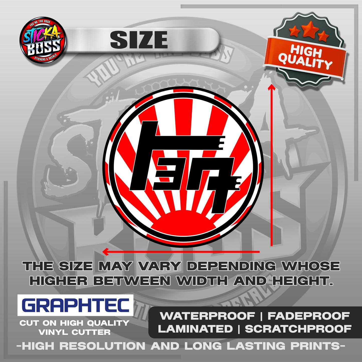 JDM ASSORTED STICKERS | VINYL WATERPROOF STICKER | PREMIUM LAMINATED【PRINTED】