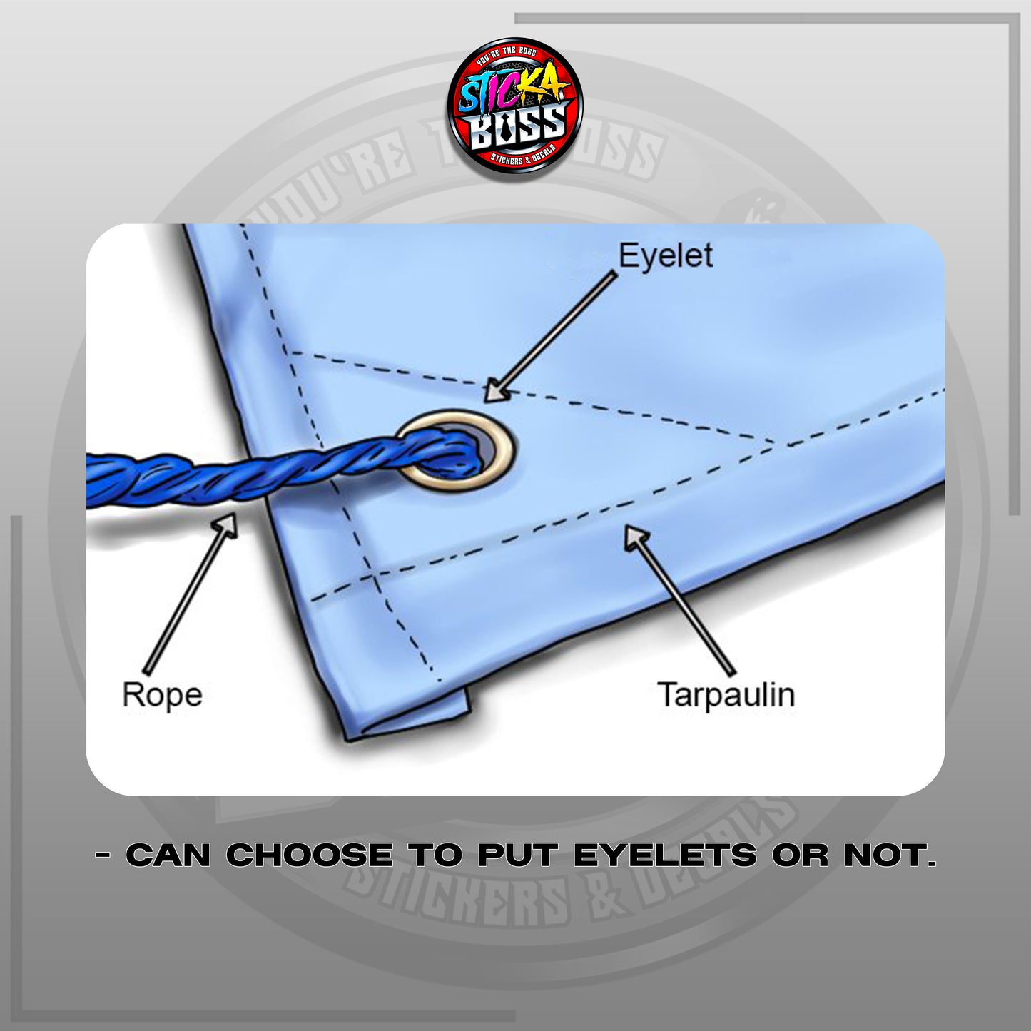 TARPAULIN CUSTOMER PARKING ONLY, RESERVED | TARPAULIN HIGH RESOLUTION PRINT【STICKABOSS】