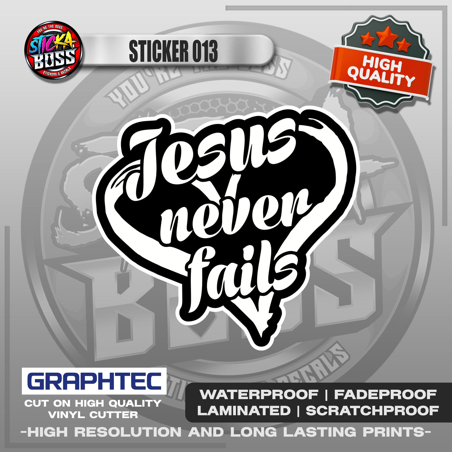 BIBLE VERSE STICKERS PART 1 | VINYL WATERPROOF STICKER | PREMIUM LAMINATED【PRINTED】