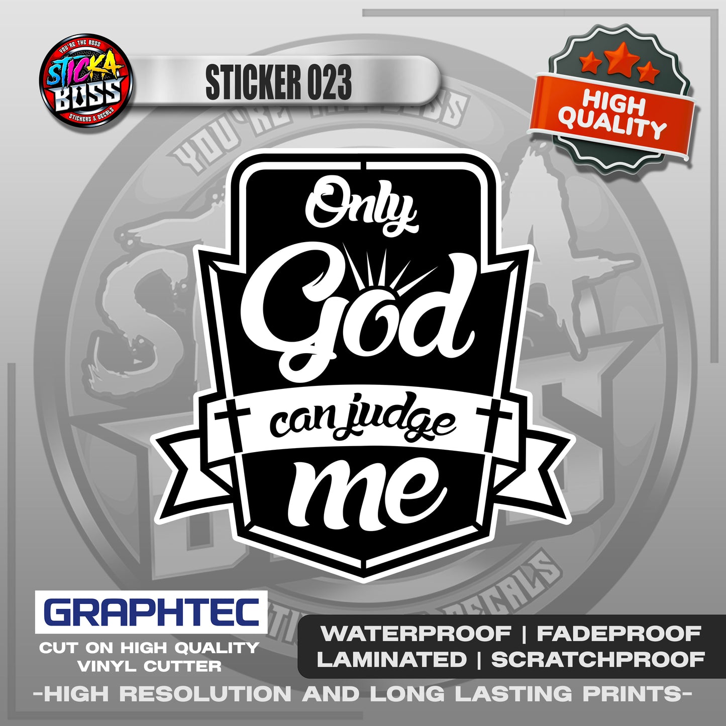 BIBLE VERSE STICKERS PART 1 | VINYL WATERPROOF STICKER | PREMIUM LAMINATED【PRINTED】