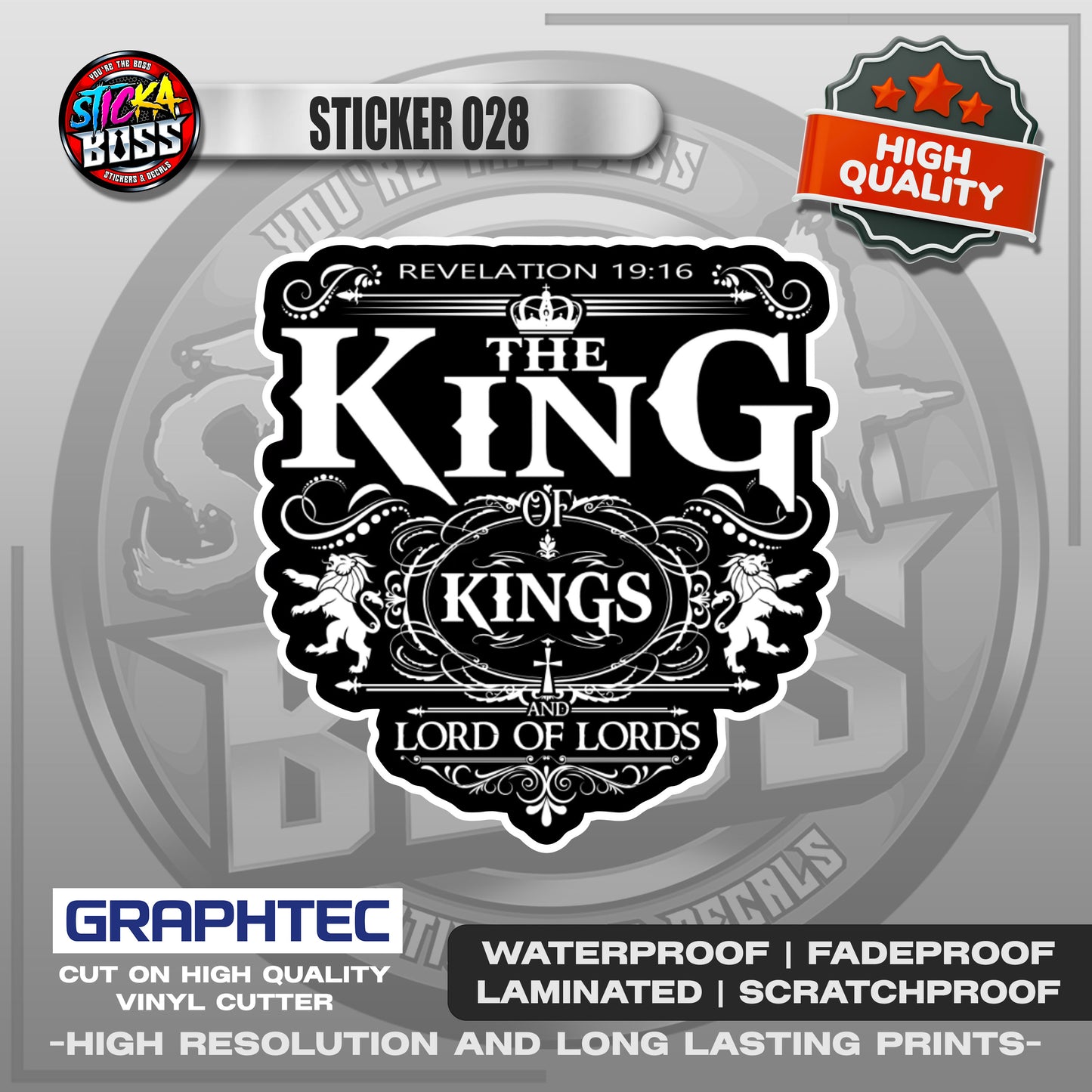 BIBLE VERSE STICKERS PART 2 | VINYL WATERPROOF STICKER | PREMIUM LAMINATED【PRINTED】