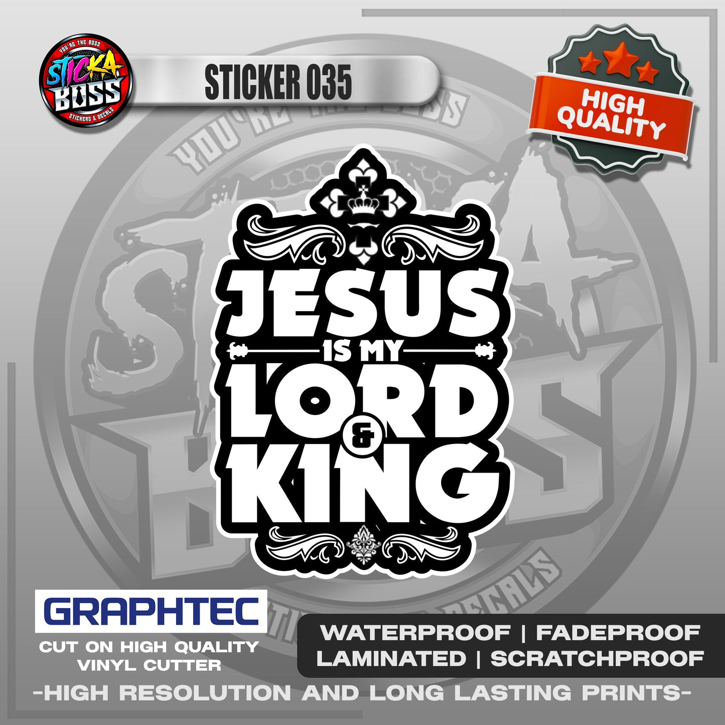 BIBLE VERSE STICKERS PART 2 | VINYL WATERPROOF STICKER | PREMIUM LAMINATED【PRINTED】