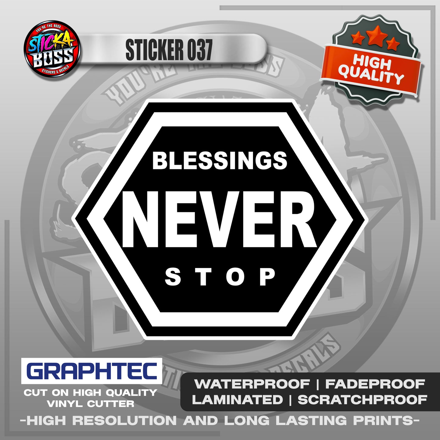 BIBLE VERSE STICKERS PART 2 | VINYL WATERPROOF STICKER | PREMIUM LAMINATED【PRINTED】