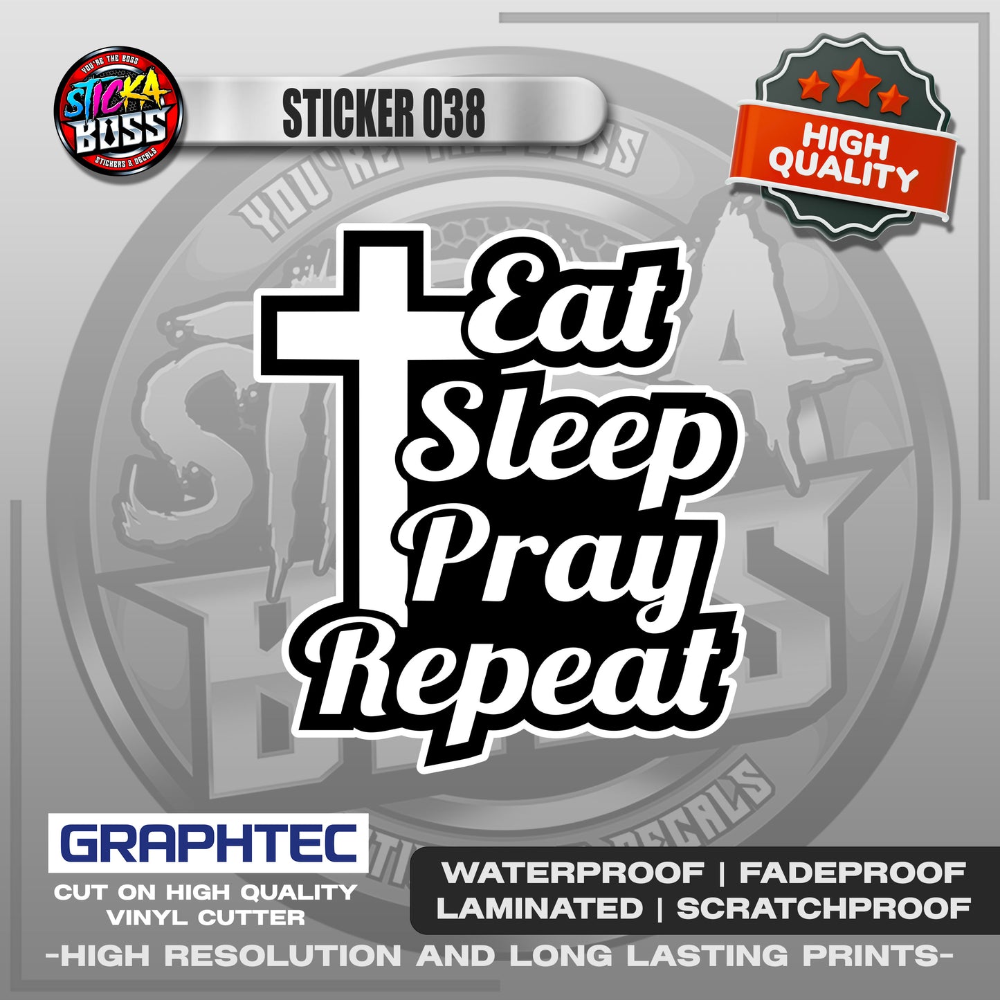 BIBLE VERSE STICKERS PART 2 | VINYL WATERPROOF STICKER | PREMIUM LAMINATED【PRINTED】