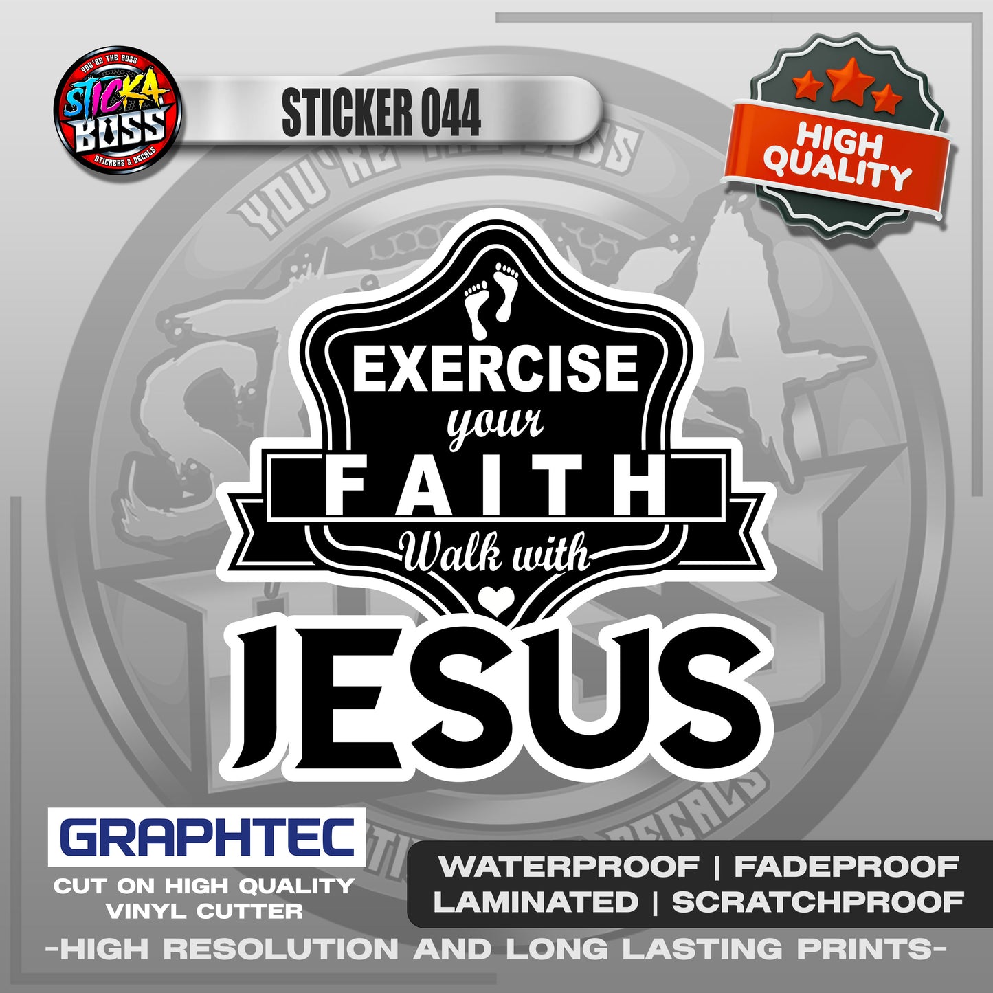 BIBLE VERSE STICKERS PART 2 | VINYL WATERPROOF STICKER | PREMIUM LAMINATED【PRINTED】