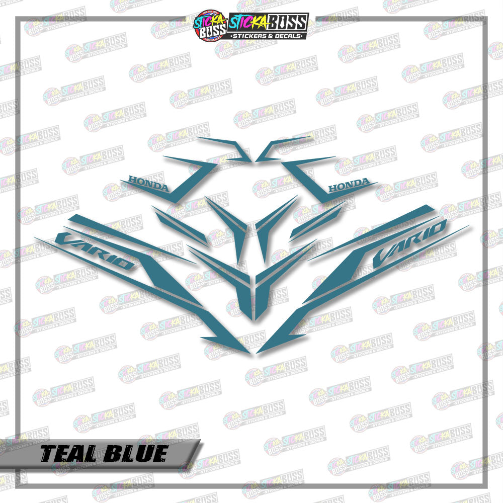 CLICK V3 CUT-OUT DECALS ( 001 VARIO SHARP STRIPPING )【Stickaboss】