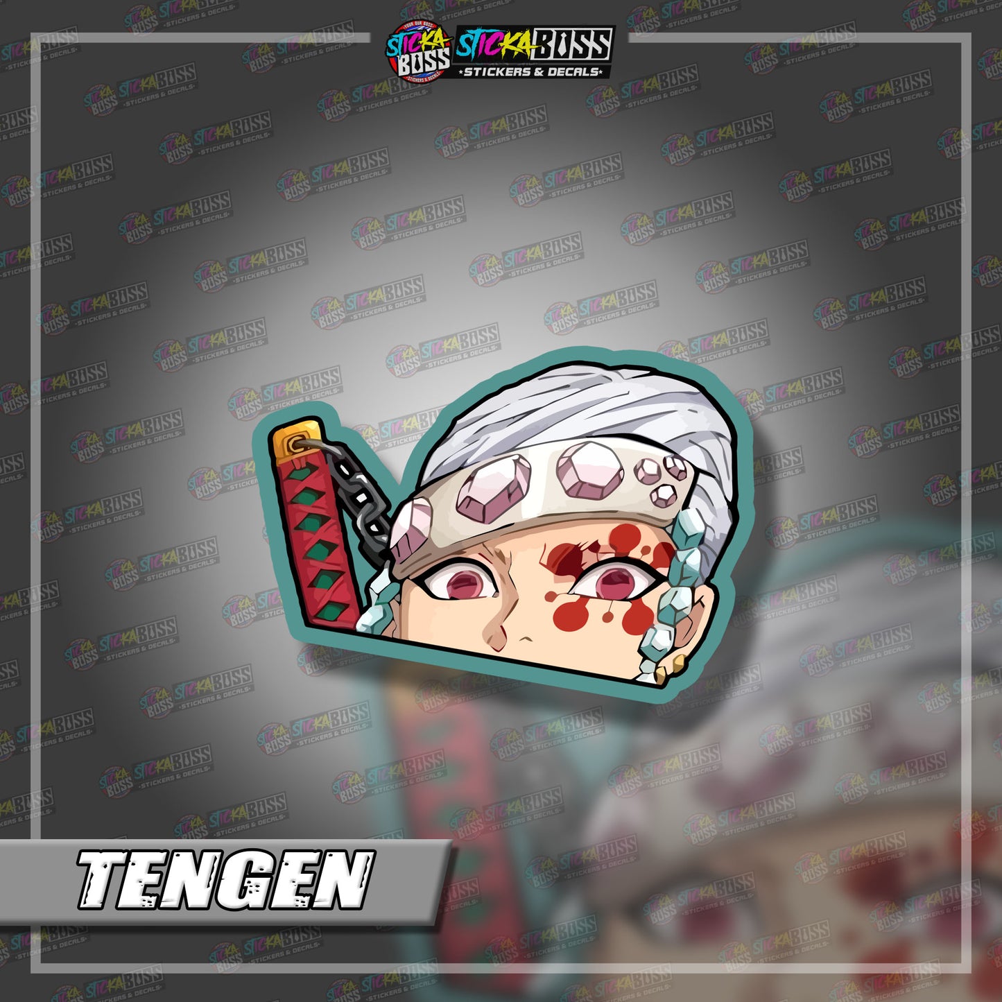 DEMON SLAYER PART 2 | ANIME PEEKER STICKER【VINYL PRINTED】( LAMINATED / WATERPROOF )