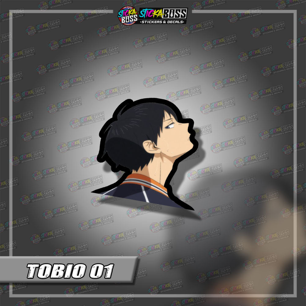 HAIKYUU | ANIME PEEKER STICKER【VINYL PRINTED】( LAMINATED / WATERPROOF )