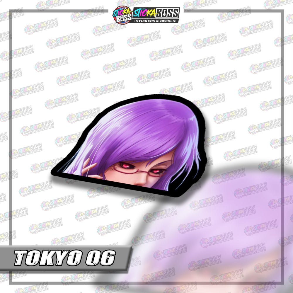 TOKYO GHOUL | ANIME PEEKER STICKER【VINYL PRINTED】( LAMINATED / WATERPROOF )