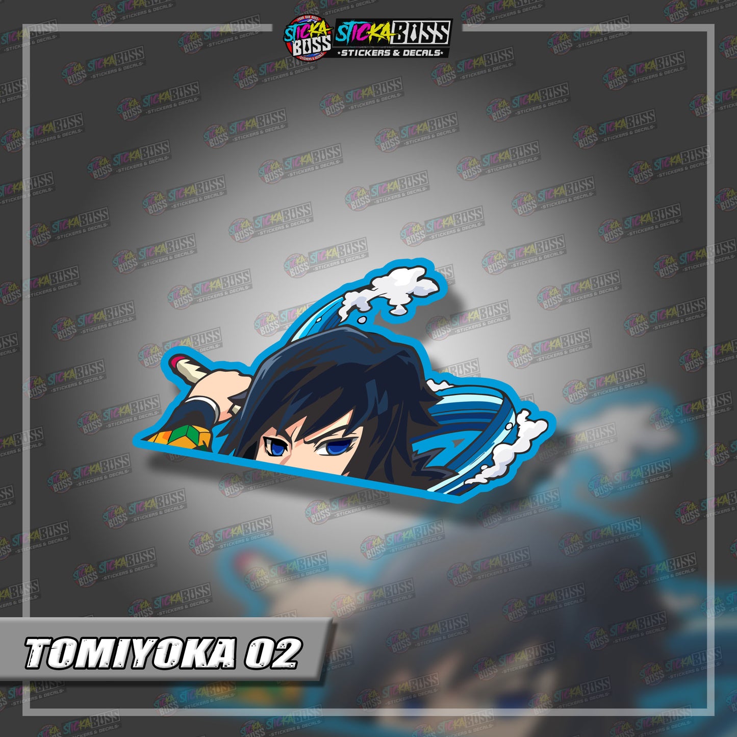DEMON SLAYER PART 2 | ANIME PEEKER STICKER【VINYL PRINTED】( LAMINATED / WATERPROOF )