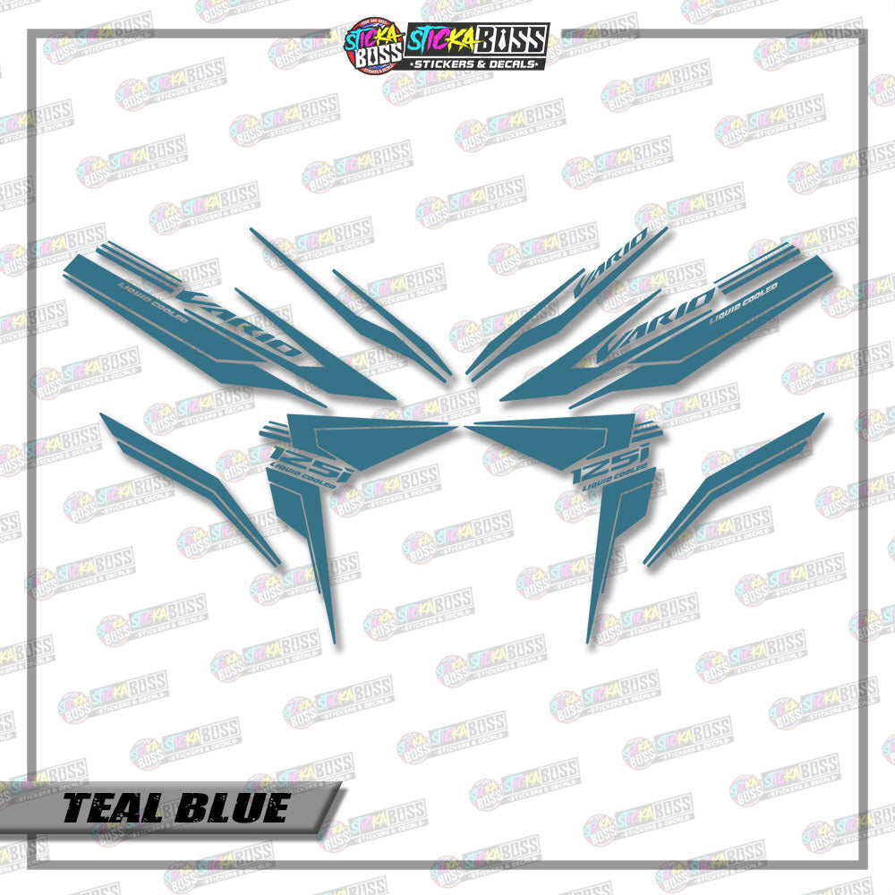 CLICK V3 CUT-OUT DECALS ( 001 MINIMALIST SHARP )【Stickaboss】