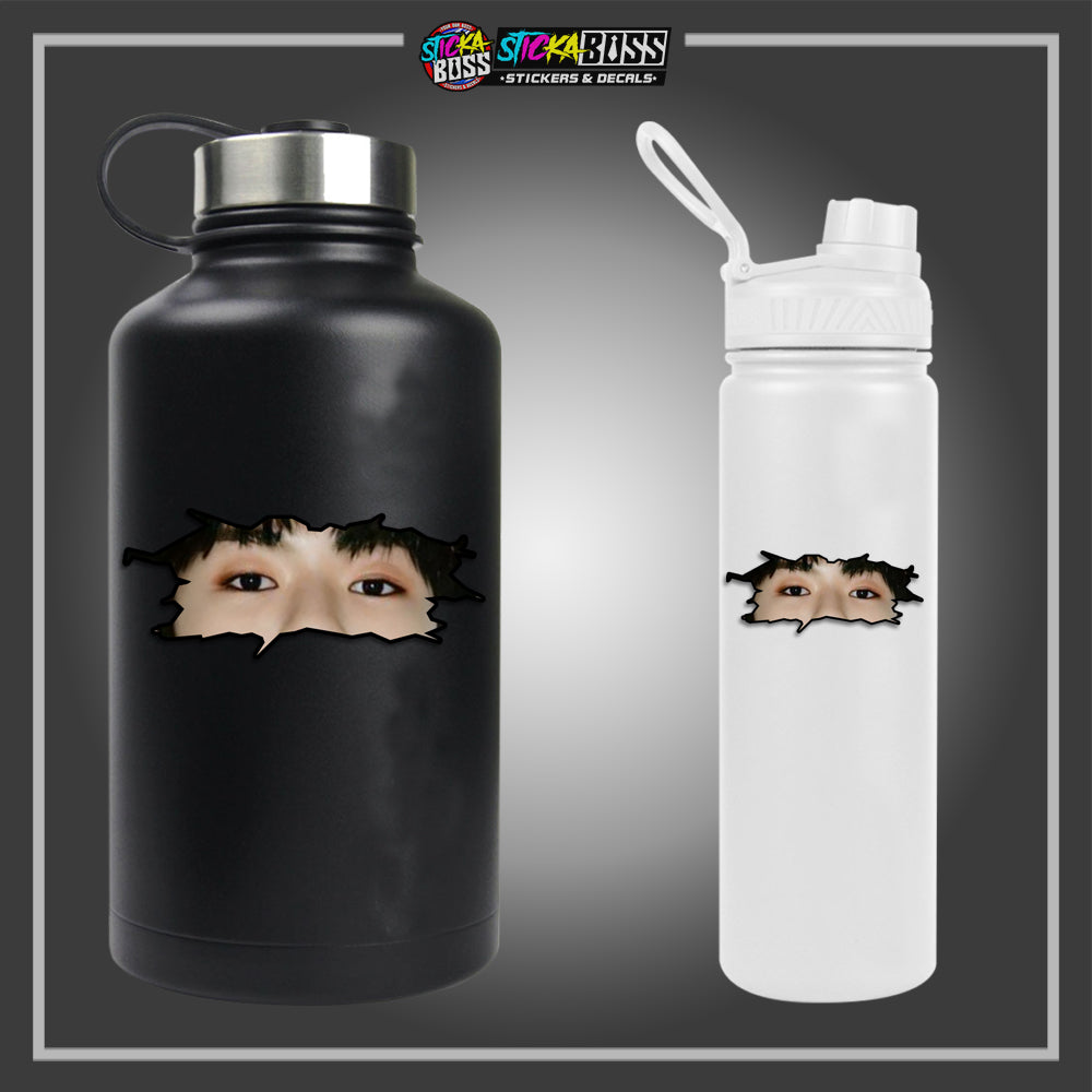 KPOP-TREASURE | CRACK PEEKERS ( ANIME VINYL STICKER DECALS )【Stickaboss】