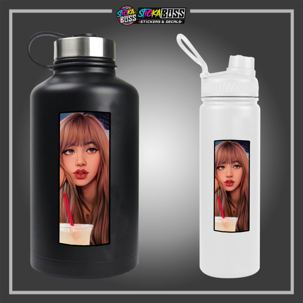 KPOP-BLACKPINK | RECTANGLE SIZE VINYL STICKER 【VINYL PRINTED】( LAMINATED / WATERPROOF )