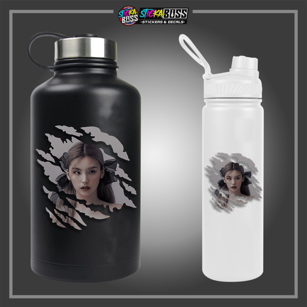 ITZY | SCRATCH STICKER【VINYL PRINTED】( LAMINATED / WATERPROOF )【Stickaboss】